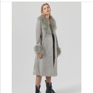 Urban outfitters fur jacket brand new